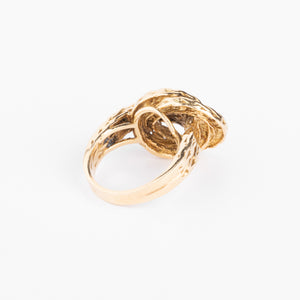 Bague or jaune signé Hermès collection Vendôme