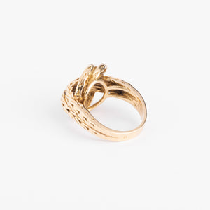 Bague or jaune signé Hermès collection Vendôme