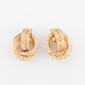 Boucles d'oreilles or jaune signée Hermès