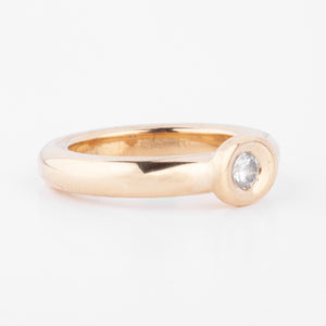 Bague or jaune et diamant de la maison Chaumet