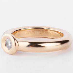 Bague or jaune et diamant de la maison Chaumet