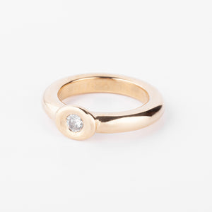 Bague or jaune et diamant de la maison Chaumet