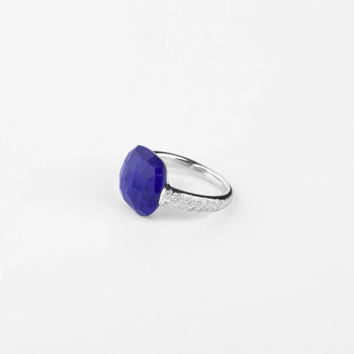 Bague de la maison Pomellato modèle Capri en or diamants et Lapis Lazuli