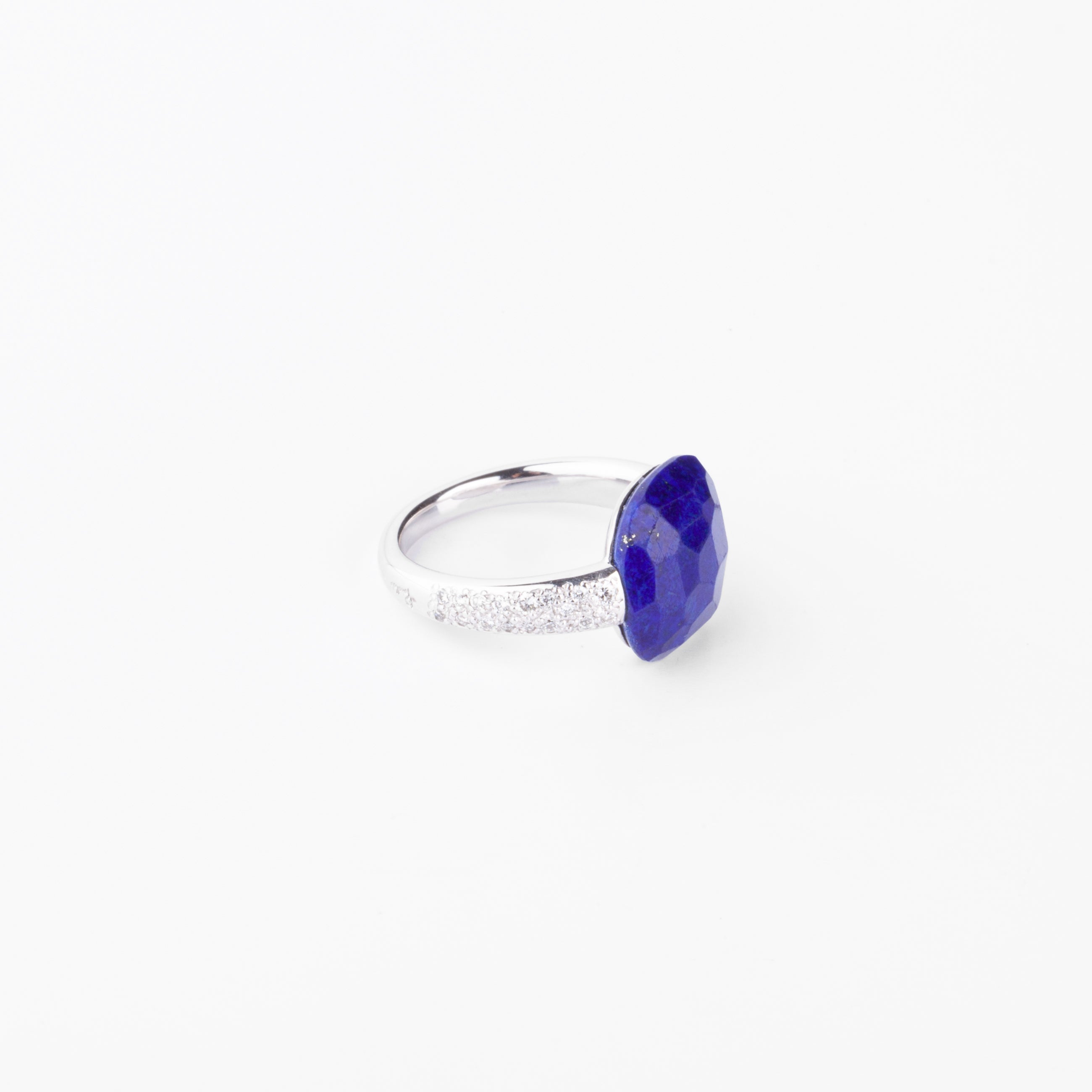 Bague de la maison Pomellato modèle Capri en or diamants et Lapis Lazuli