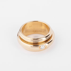 Bague or jaune et diamants de la maison Piaget modèle Possession