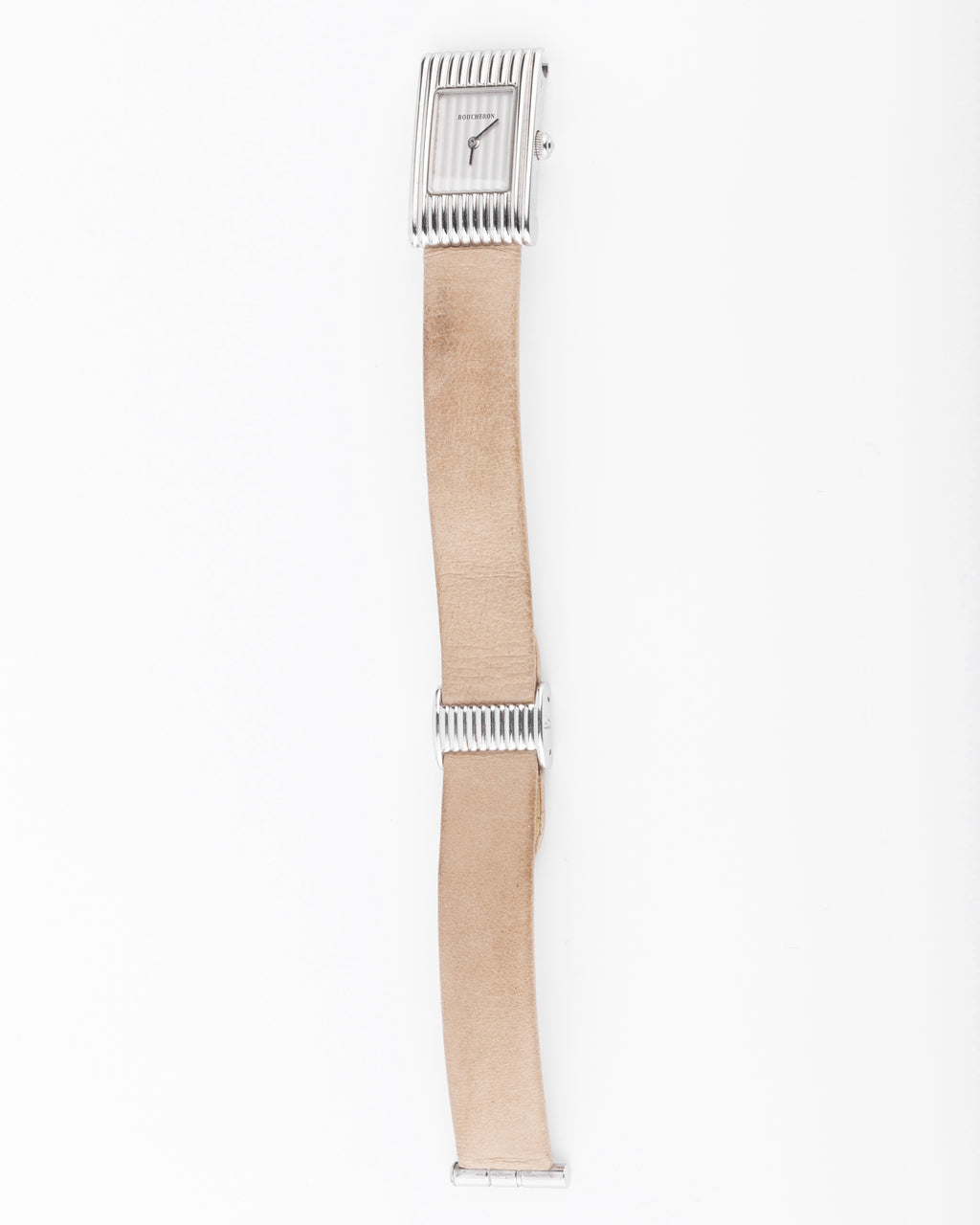 Montre rectangulaire en acier Boucheron collection Reflet