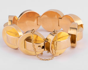 Bracelet Tank en or jaune