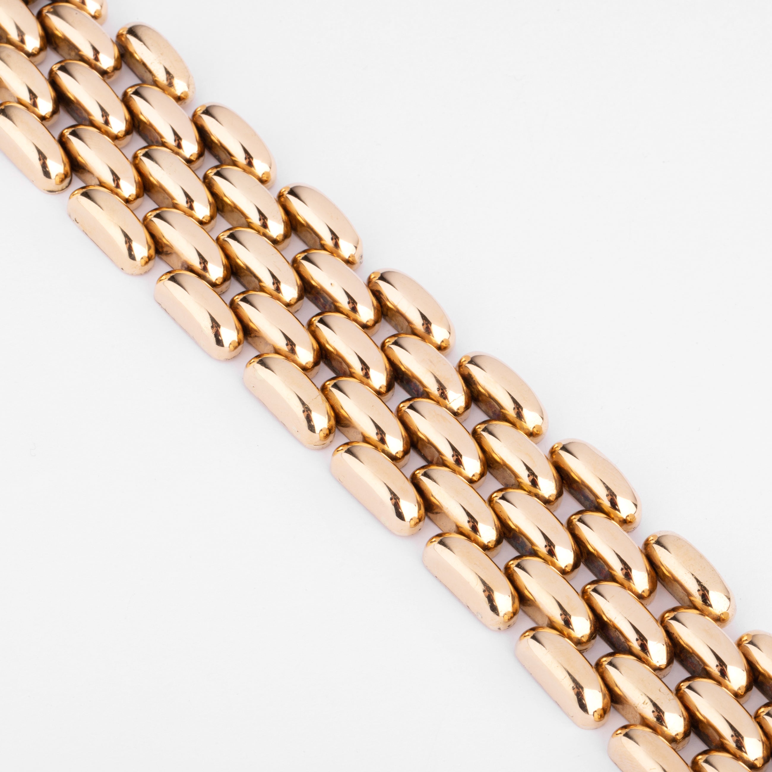 Bracelet manchette or jaune