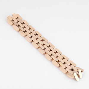 Bracelet manchette or jaune