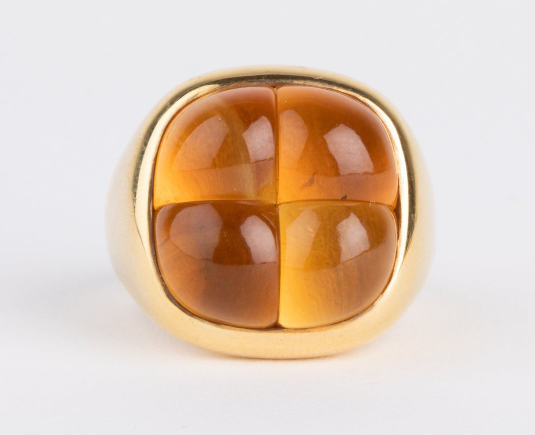 Bague en or jaune de la maison Pomellato Collection Mosaique