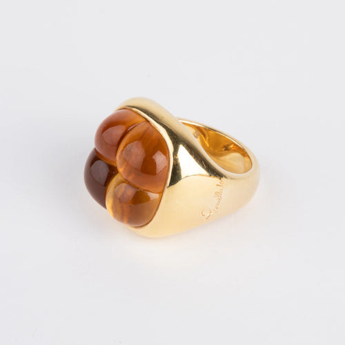Bague en or jaune de la maison Pomellato Collection Mosaique
