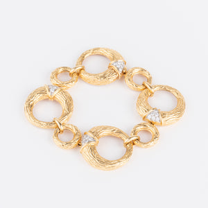 Bracelet en or jaune et diamants de la maison Boucheron