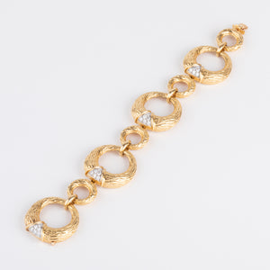 Bracelet en or jaune et diamants de la maison Boucheron