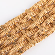 Charger l&#39;image dans la galerie, Bracelet en or jaune tissé
