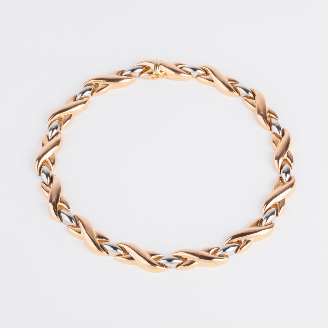 Collier de la maison Cartier bi-colore
