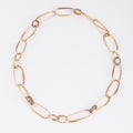 Collier or rose brossé de la maison Pomellato collection Victoria