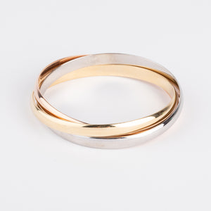 Bracelet 3 ors de la maison Cartier collection Trinity