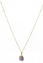 Charger l&#39;image dans la galerie, Collier de la maison Pomellato modèle Veleno en or rose et améthyste - adalgyseboutique
