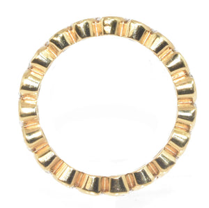 Alliance en diamants taille brillant or jaune - adalgyseboutique
