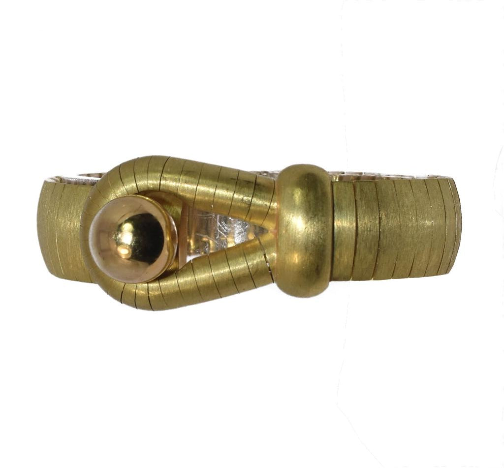 Bracelet or jaune 18k signé de la maison Chaumet modèle Fidelité