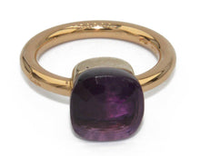 Charger l&#39;image dans la galerie, Bague or rose en améthyste Pomellato - adalgyseboutique
