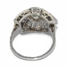 Charger l&#39;image dans la galerie, Bague or gris 18k ornée d&#39;un diamant - adalgyseboutique
