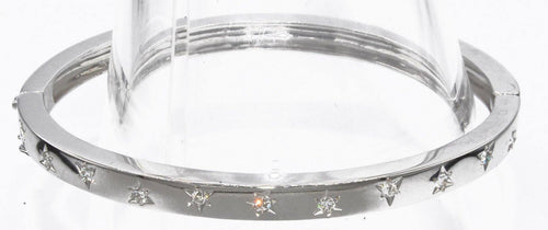 Bracelet jonc or blanc forme ruban - adalgyseboutique