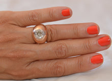 Charger l&#39;image dans la galerie, Bague jonc solitaire - adalgyseboutique
