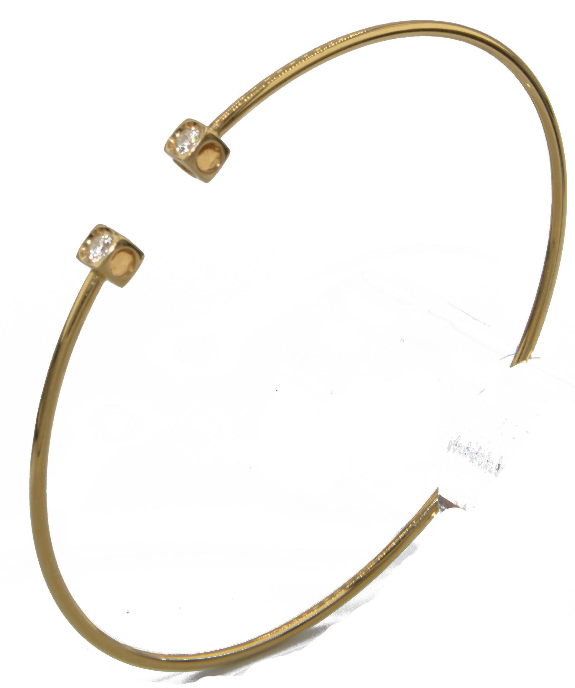 Bracelet or jaune modèle cube de la maison Dinh Van - adalgyseboutique