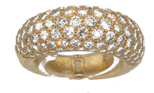 Charger l&#39;image dans la galerie, Bague jonc or jaune  en diamant de la maison Chaumet
