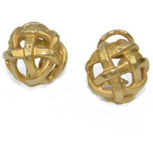 Charger l&#39;image dans la galerie, Boucles d&#39;oreilles or jaune Angela Cummings pour Tiffany
