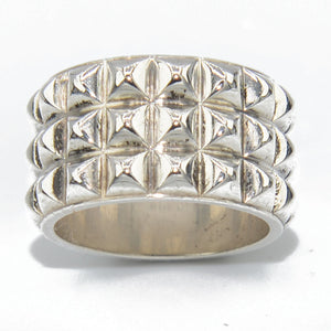 Bague Hermès modèle espionne en argent