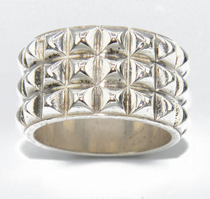 Bague Hermès modèle espionne en argent