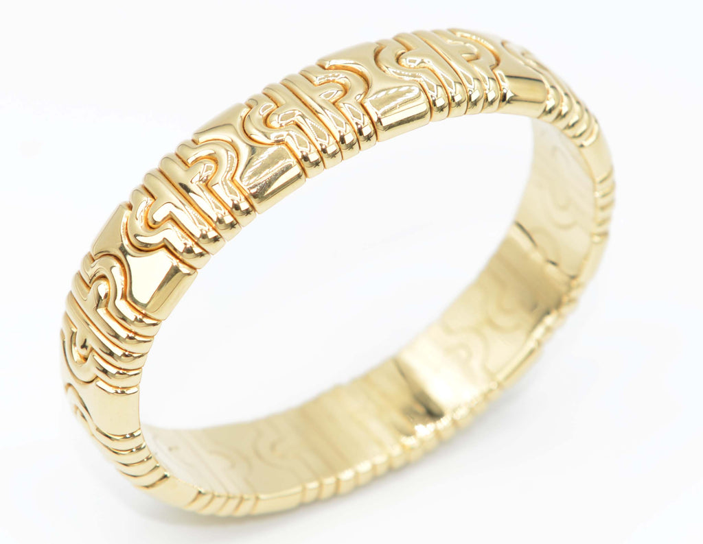 Bracelet jonc or jaune Bvlgari collection Parentesi