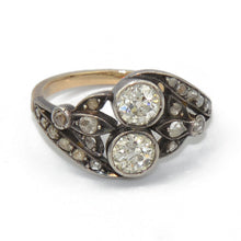 Charger l&#39;image dans la galerie, Bague toi &amp; moi en diamant
