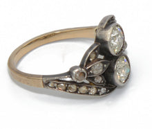 Charger l&#39;image dans la galerie, Bague toi &amp; moi en diamant
