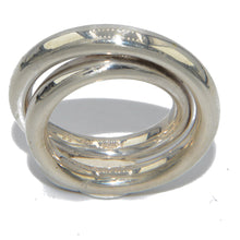 Charger l&#39;image dans la galerie, Bague de la maison Hermès collection Vertige en argent
