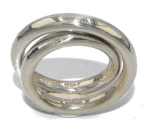 Charger l&#39;image dans la galerie, Bague de la maison Hermès collection Vertige en argent
