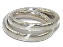 Charger l&#39;image dans la galerie, Bague de la maison Hermès collection Vertige en argent
