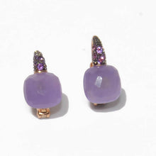 Charger l&#39;image dans la galerie, Boucles d&#39;oreilles Pomellato capri en jade lilas
