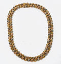 Collier Poiray 3 couleurs d'or modèle Tresse