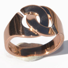 Charger l&#39;image dans la galerie, Bague or rose Dinh Van modèle Menottes R12

