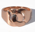 Bague or rose Dinh Van modèle Menottes R12