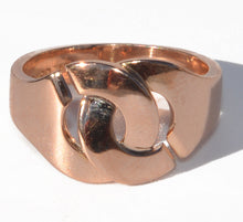 Charger l&#39;image dans la galerie, Bague or rose Dinh Van modèle Menottes R12
