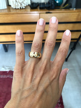 Charger l&#39;image dans la galerie, Bague Chaumet or jaune et diamants Doubles liens
