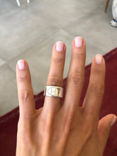 Charger l&#39;image dans la galerie, Bague Hermès argent Eclipse ruban
