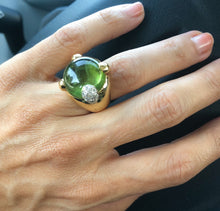 Charger l&#39;image dans la galerie, Bague or Jaune Peridot signée Pomellato
