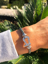 Charger l&#39;image dans la galerie, Bracelet diamant et acier force 10 de Fred GM
