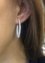 Charger l&#39;image dans la galerie, Boucles d&#39;oreilles géométrique en diamant - adalgyseboutique
