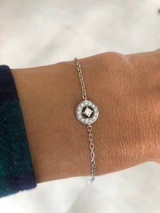 Bracelet de la maison Boucheron en or gris et diamant